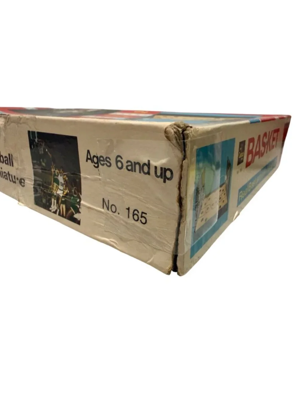 Bas-Ket Vintage 1973 Cadaco No. 165 Miniature Basketball Game Works